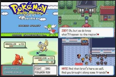 Pokemon Ruby Destiny Life of Guardians GBA ROM Hack Game Boy Advance