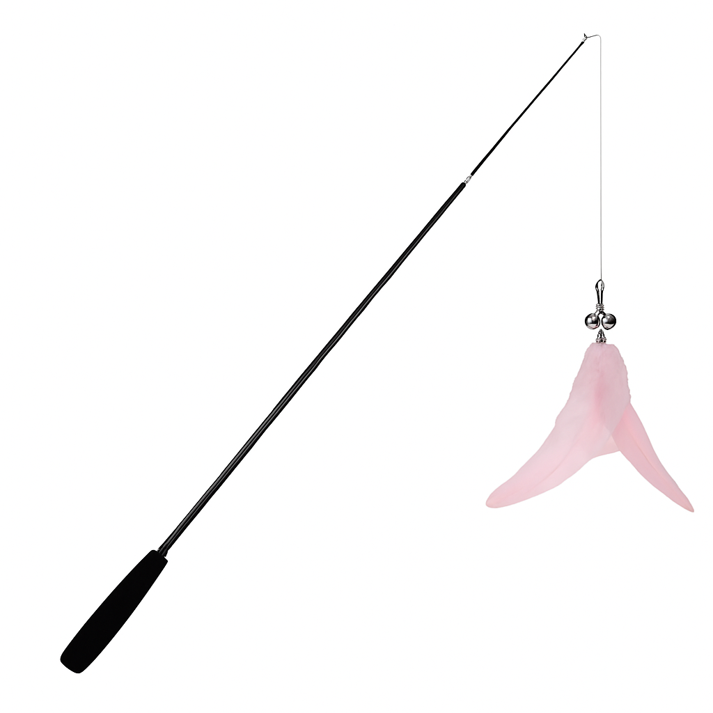 Milou & Lumi Telescopic Feather Cat Teaser Wand