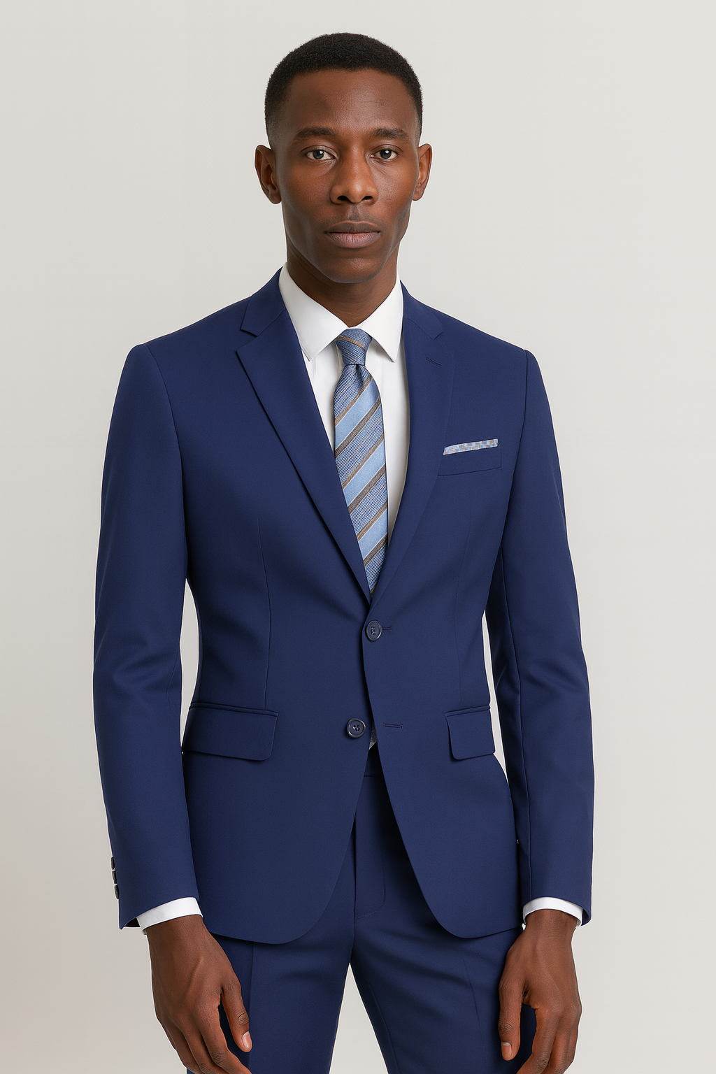 2 Piece Suit – Royal Blue