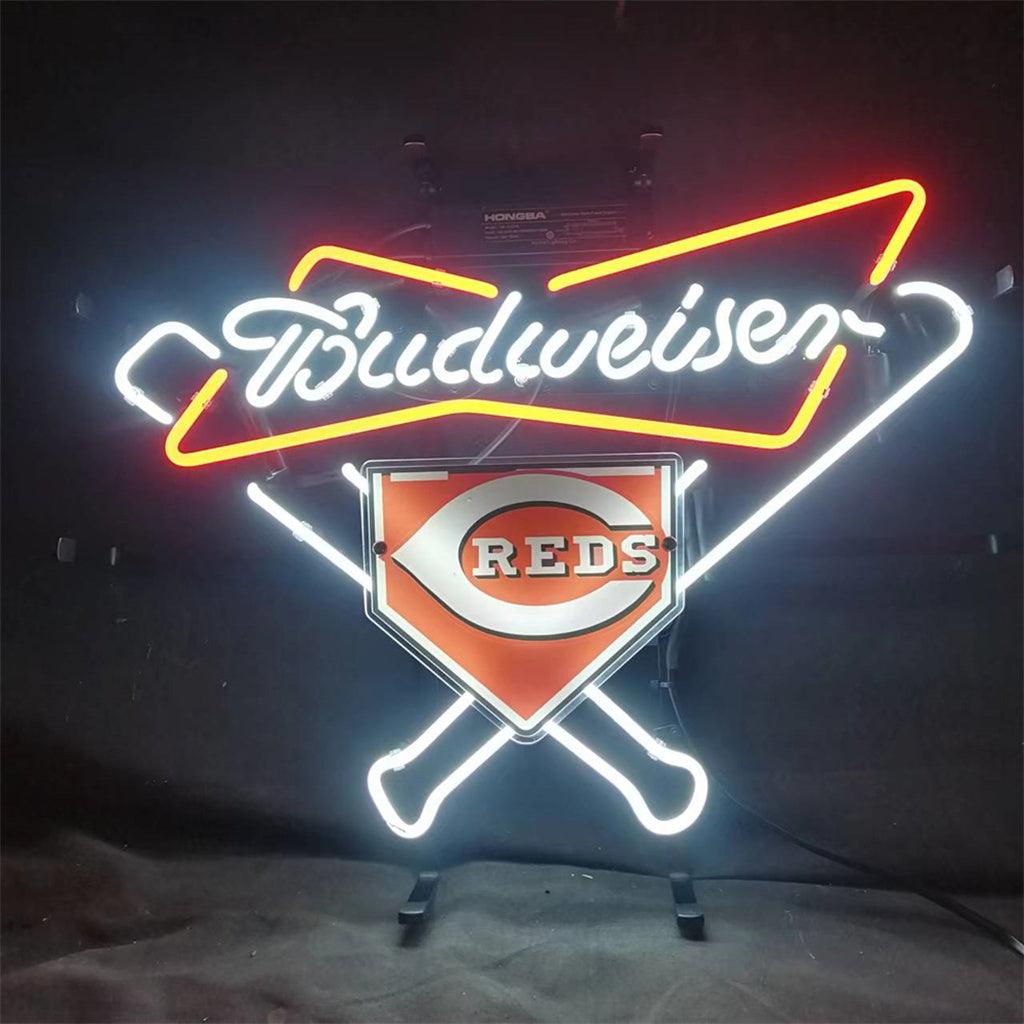 Cincinnati Reds Budweiser Neon Signs Light