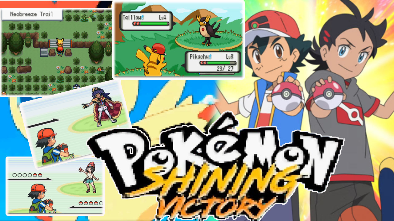Pokemon Shining Victory GBA Pokemon ROM Hack Video Game Boy Advance