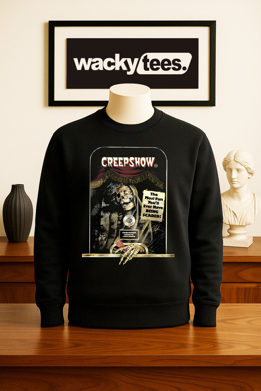 Creepshow The Most Fun You'll Ever Have Horror Terror Graphic Tee Shirt