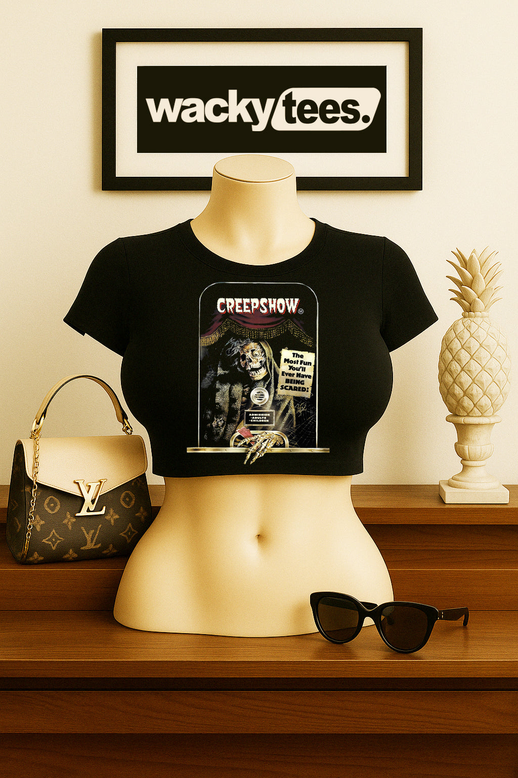 Creepshow The Most Fun You'll Ever Have Horror Terror Graphic Tee Shirt