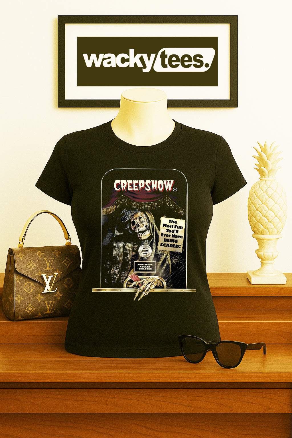 Creepshow The Most Fun You'll Ever Have Horror Terror Graphic Tee Shirt
