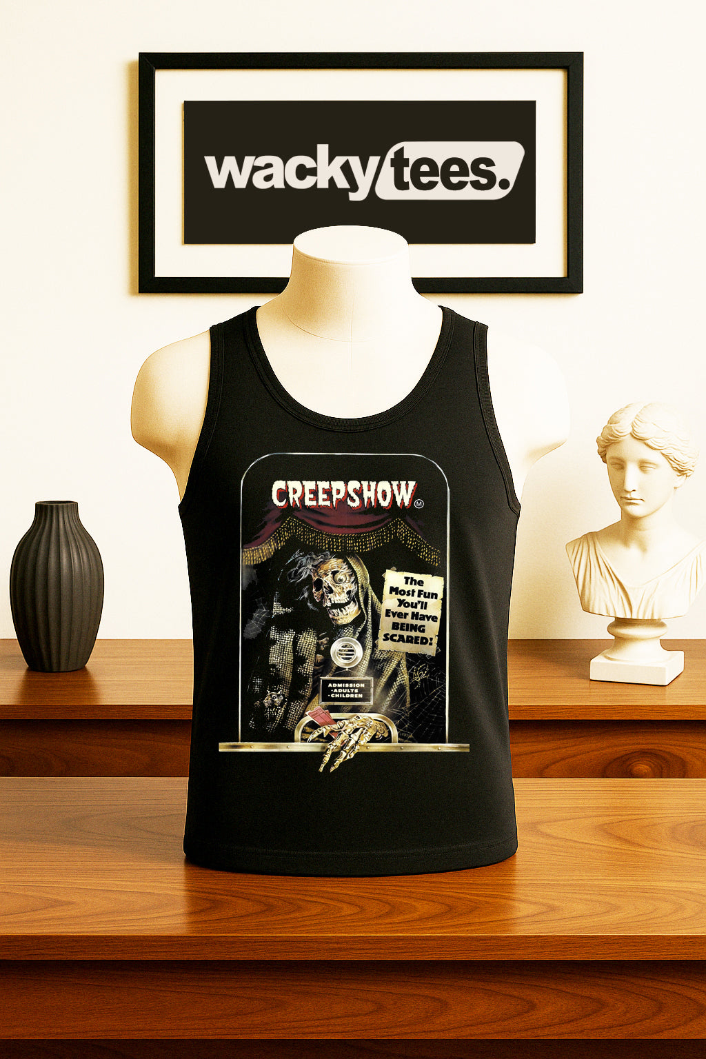 Creepshow The Most Fun You'll Ever Have Horror Terror Graphic Tee Shirt