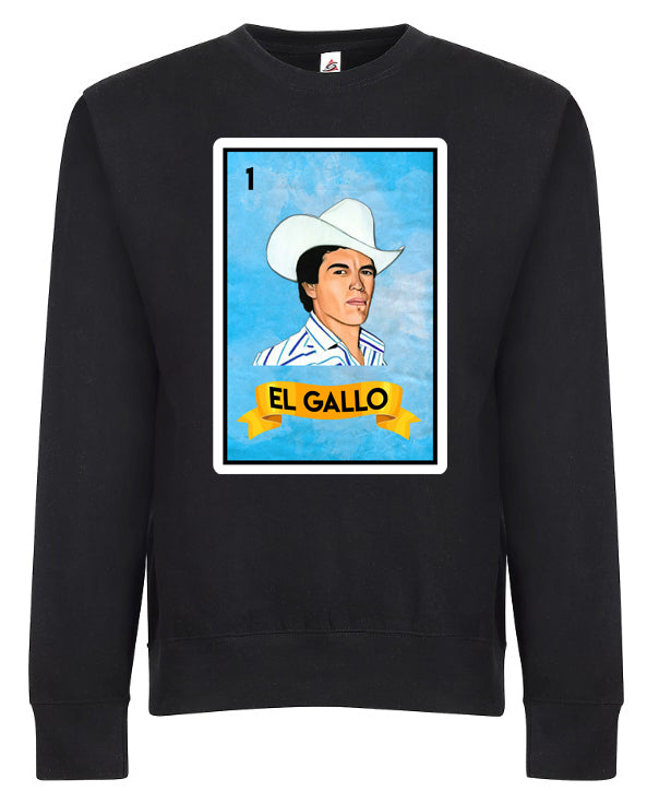 El Gallo Loteria Chalino Sanchez Mexican Bingo Tarot Card Parody Graphic Tee Shirt