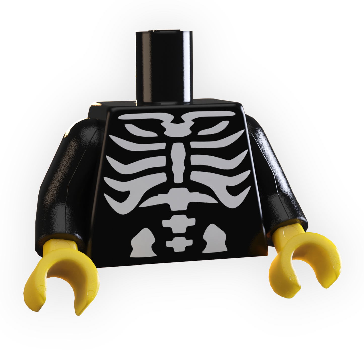 Halloween Skeleton Bones Minifig Torso