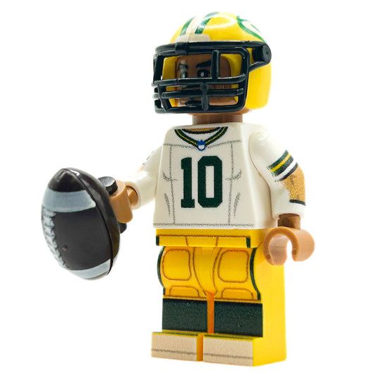 #10 QB Green Bay Football Player Minifig