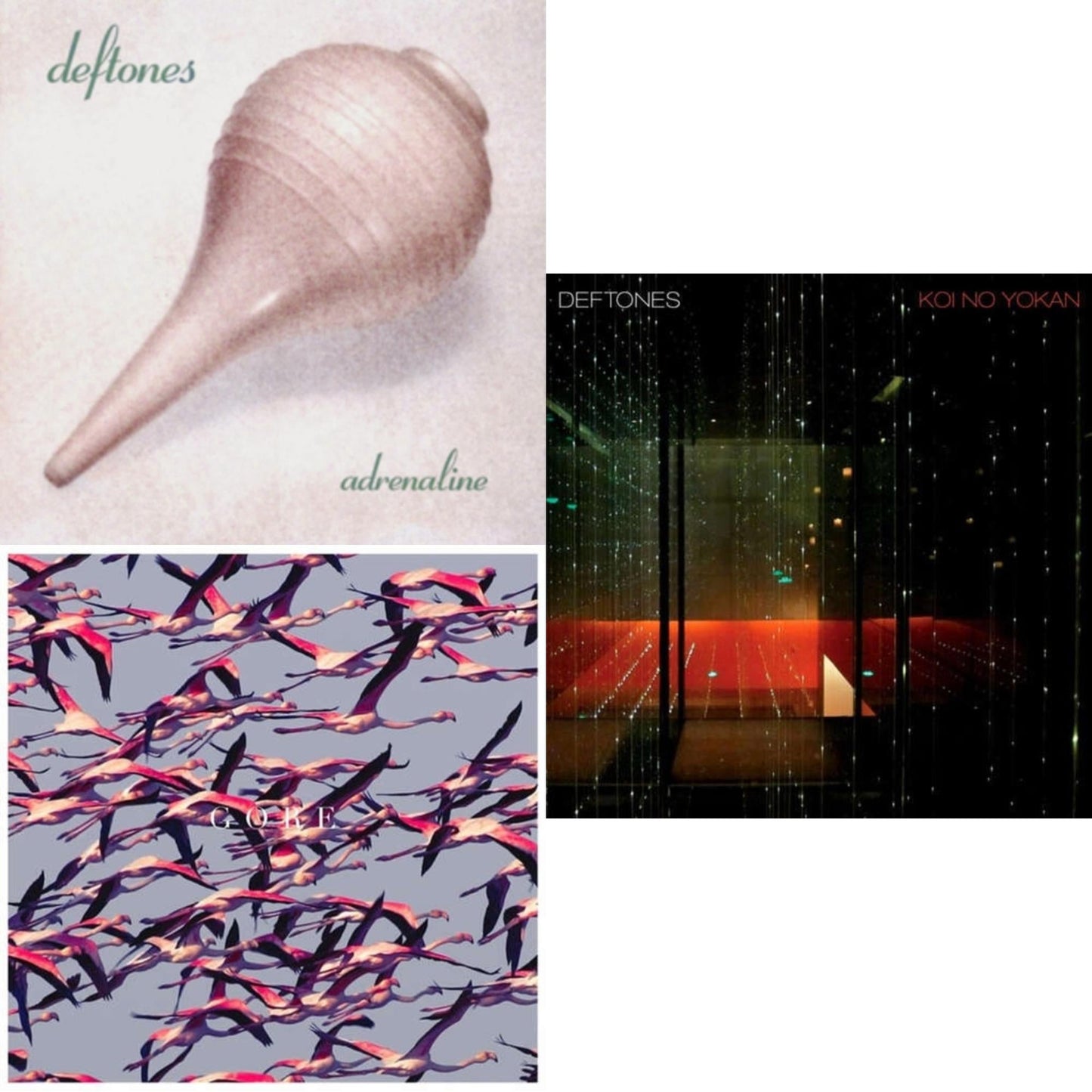 Gore (White LP Vinyl) & Koi No Yokan & Adrenaline