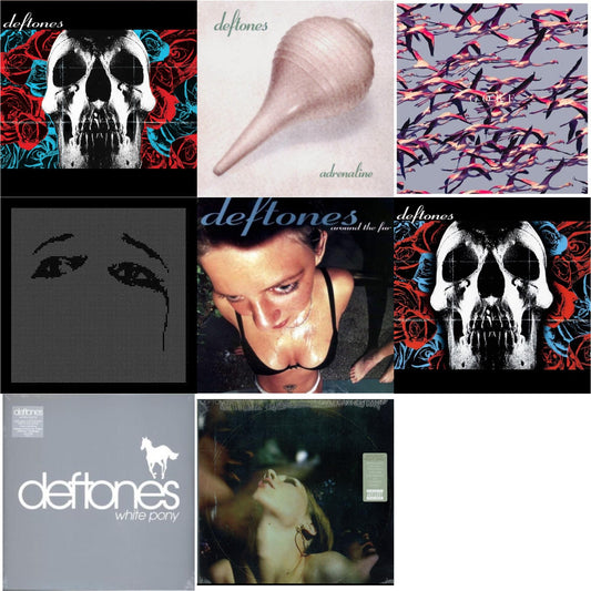 Deftones & Deftones (X) (20Th Anniversary/Ruby Red LP Vinyl) & Ohms & Gore (White LP Vinyl) & Saturday Night Wrist & Around The Fur (180G) & Adrenaline & White Pony