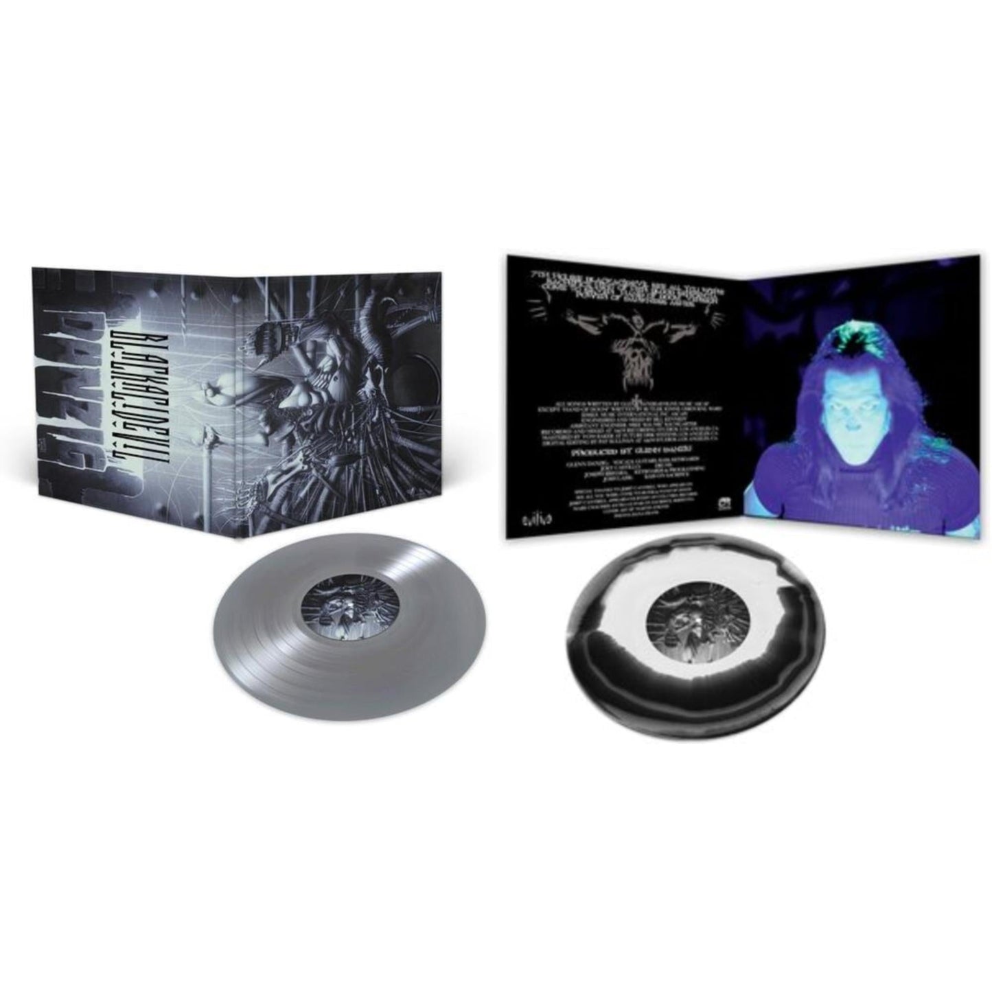 Danzig 5: Blackacidevil (Silver LP Vinyl) & Danzig 5: Blackacidevil (Black & White Haze LP Vinyl)