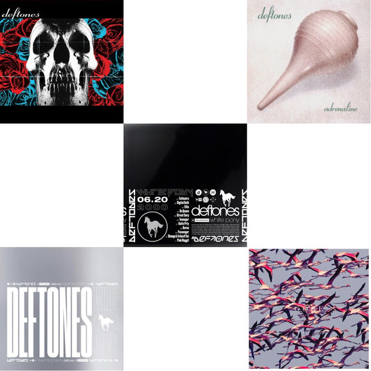 Deftones (X) (20Th Anniversary/Ruby Red LP Vinyl) & White Pony (X) (20Th Anniversary Deluxe Edition/4LP) (I) & White Pony (X) (20Th Anniversary Deluxe Edition/Super Deluxe) & Gore (White LP Vinyl) & Adrenaline