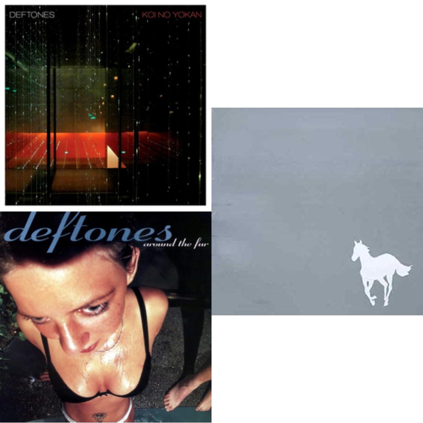 Deftones - Around The Fur & White Pony & Koi No Yokan - CD Bundle