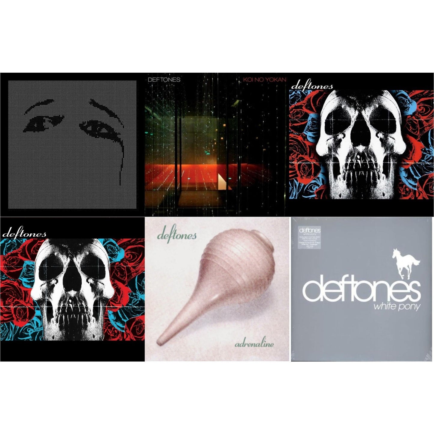 Deftones & Deftones (X) (20Th Anniversary/Ruby Red LP Vinyl) & Ohms & Koi No Yokan & Adrenaline & White Pony