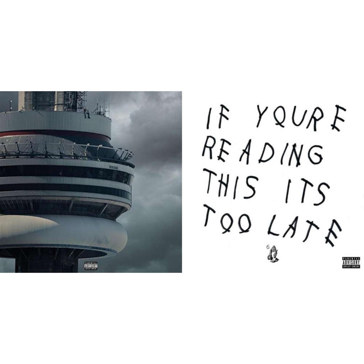 Drake - Views (Ex) & If You're Reading This It's Too Late (Ex) - LP Vinyl Bundle