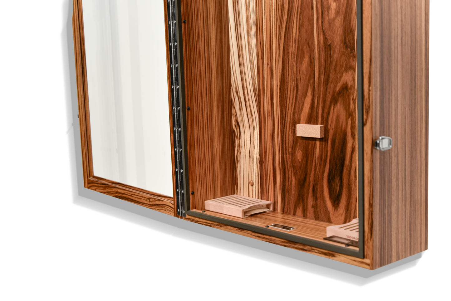 ClimaCase Rectangle Humidor - Zebrawood