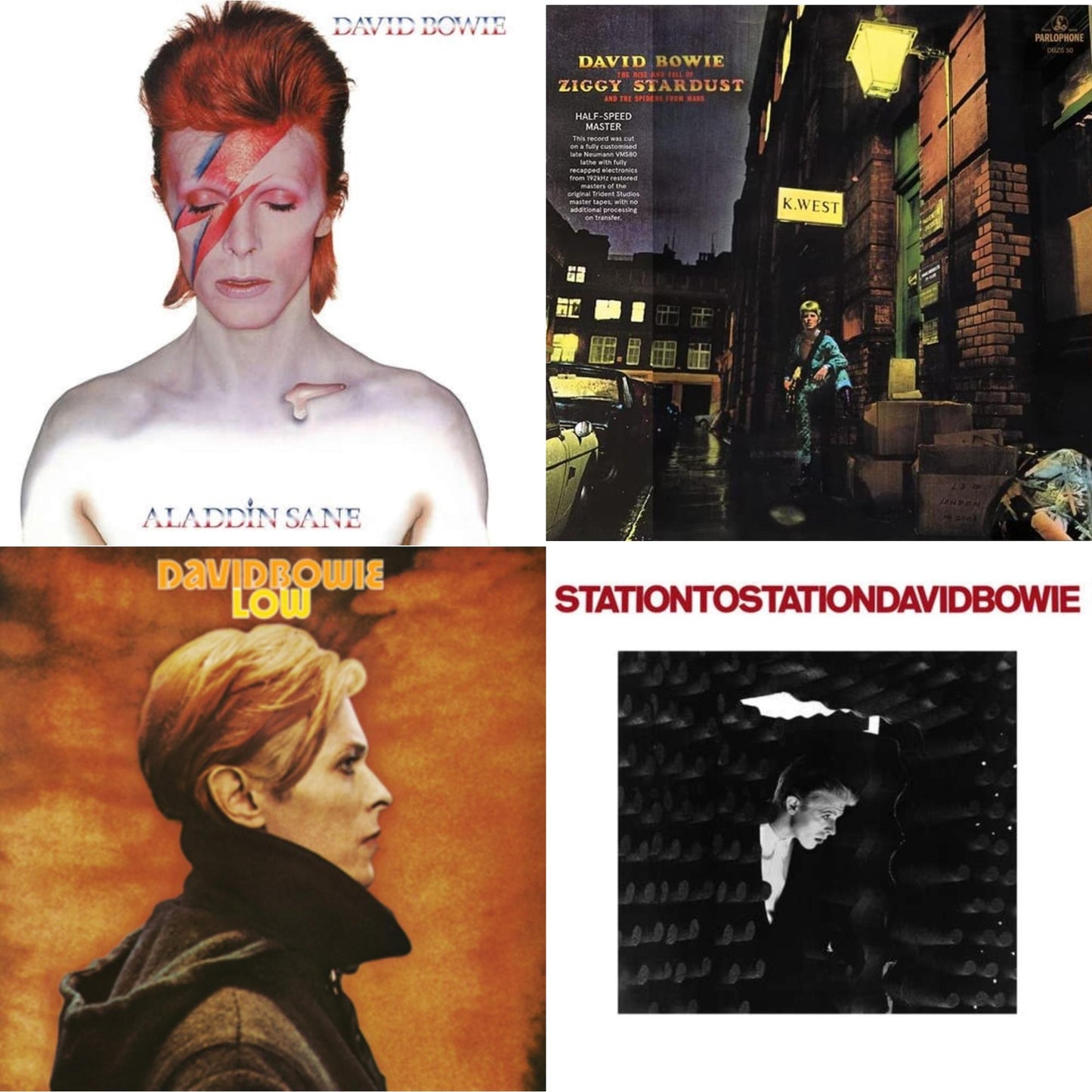 Low (2017 Remaster) & Station To Station (2016 Remastered Version) & Rise & Fall Of Ziggy Stardust & The Spiders From Mars (2012 Remaster/Half-Speed Master) & Aladdin Sane