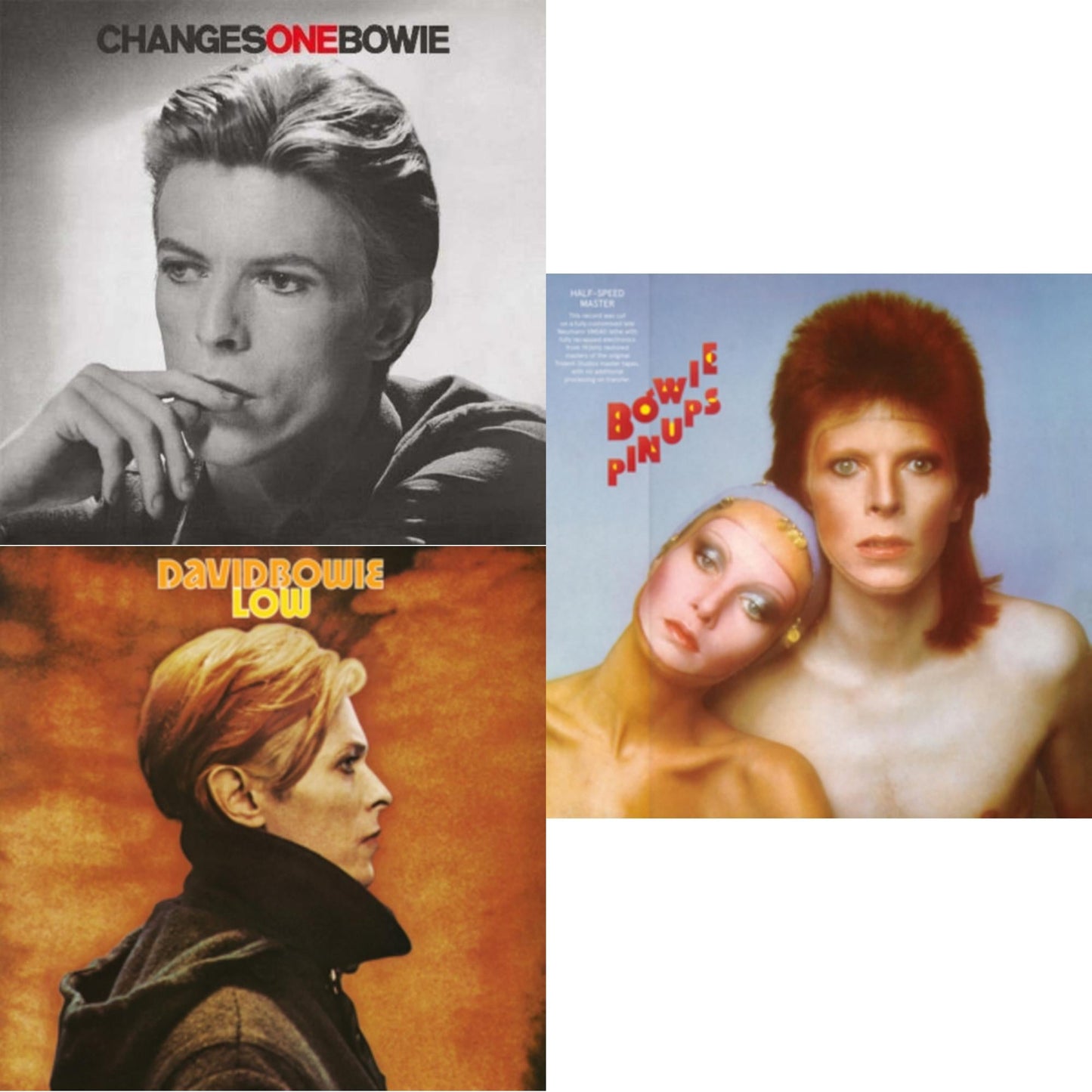 Low (2017 Remaster) & Changesonebowie (180G) & Pinups (2015 Remaster)