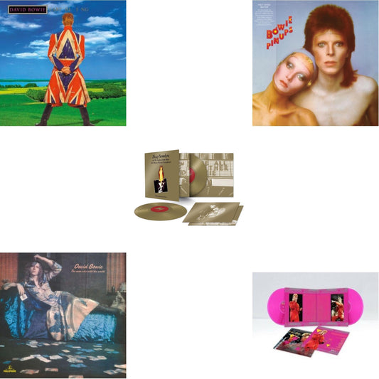 Earthling (2021 Remaster/2LP) & Montreal '87 (Limited/Pink LP Vinyl) & Pinups (2015 Remaster) & Ziggy Stardust & The Spiders From Mars Ost (50Th Anniversary/2LP) & Man Who Sold The World (2015 Remaster)