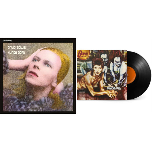 David Bowie - Diamond Dogs (50Th Anniversary Half Speed Master) & Hunky Dory - LP Vinyl Bundle