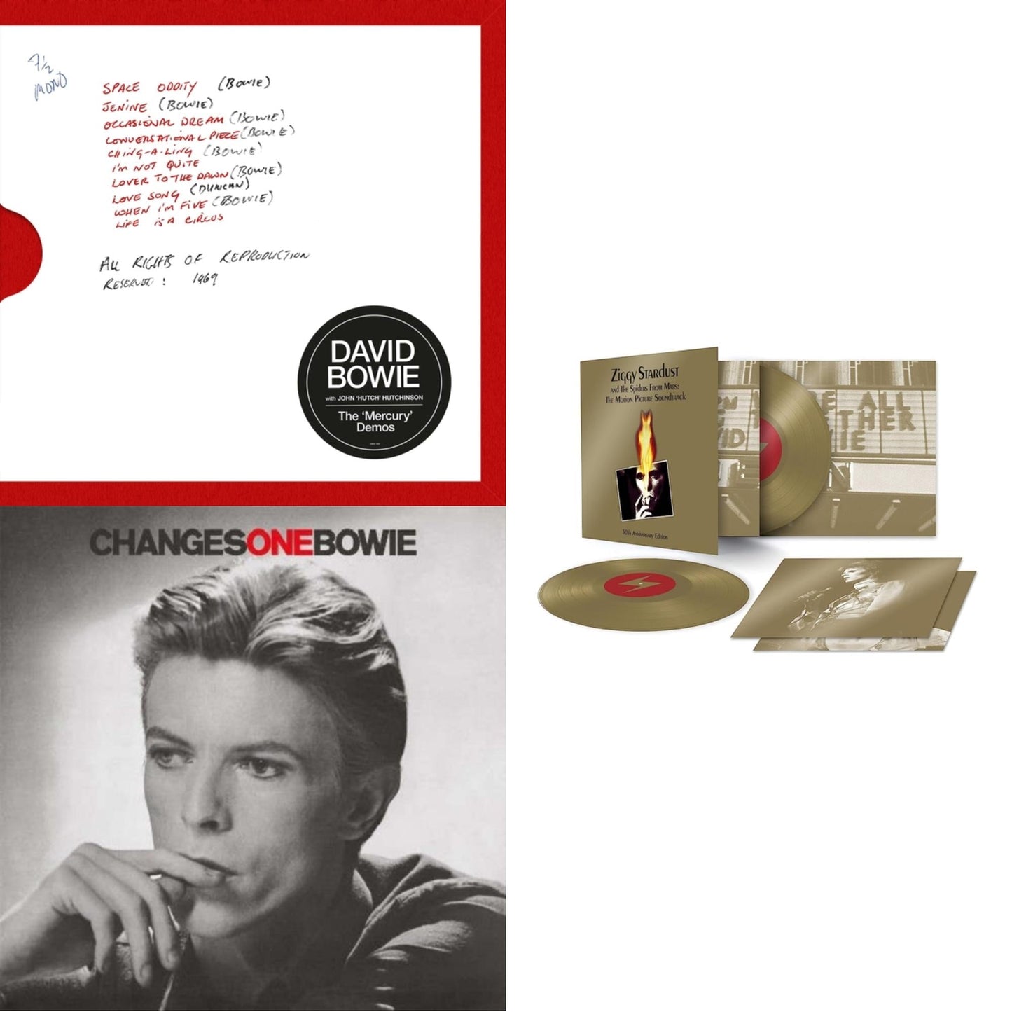 Mercury Demos & Changesonebowie (180G) & Ziggy Stardust & The Spiders From Mars Ost (50Th Anniversary/2LP)