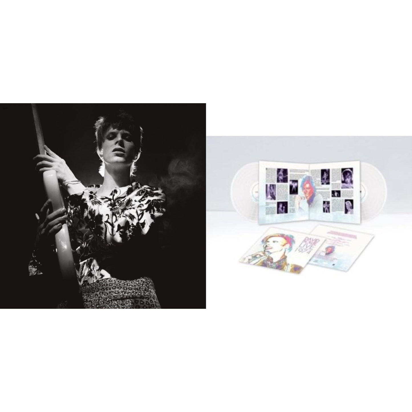 David Bowie - Live Los Angeles 1974 (White LP Vinyl/Limited) & Rock N Roll Star