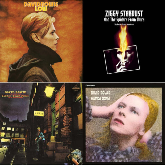 David Bowie - Low (2017 Remaster) & Ziggy Stardust & The Spiders From Mars Ost (2LP) & Rise & Fall Of Ziggy Stardust (2012 Remaster) & Hunky Dory