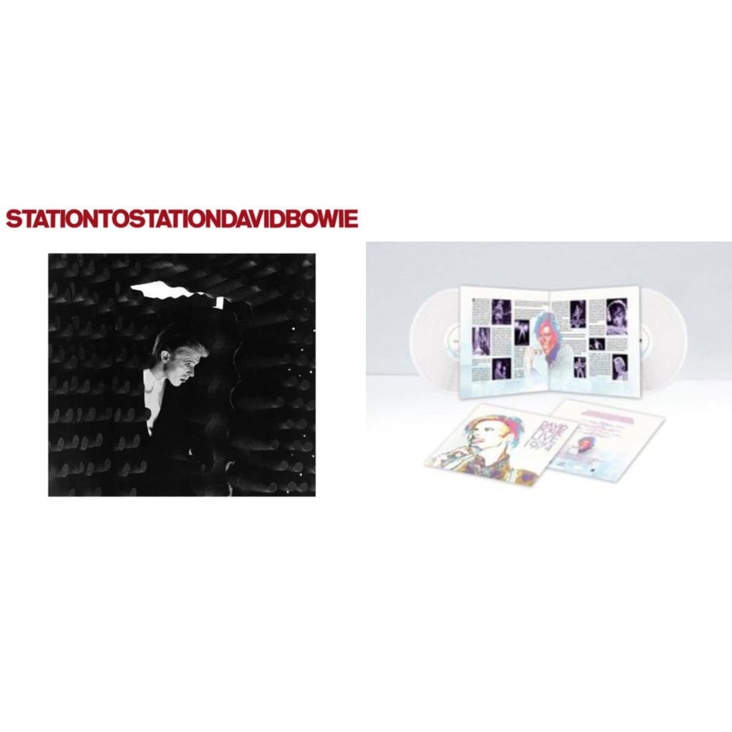 Station To Station (2016 Remastered Version) & Live Los Angeles 1974 (White LP Vinyl/Limited)