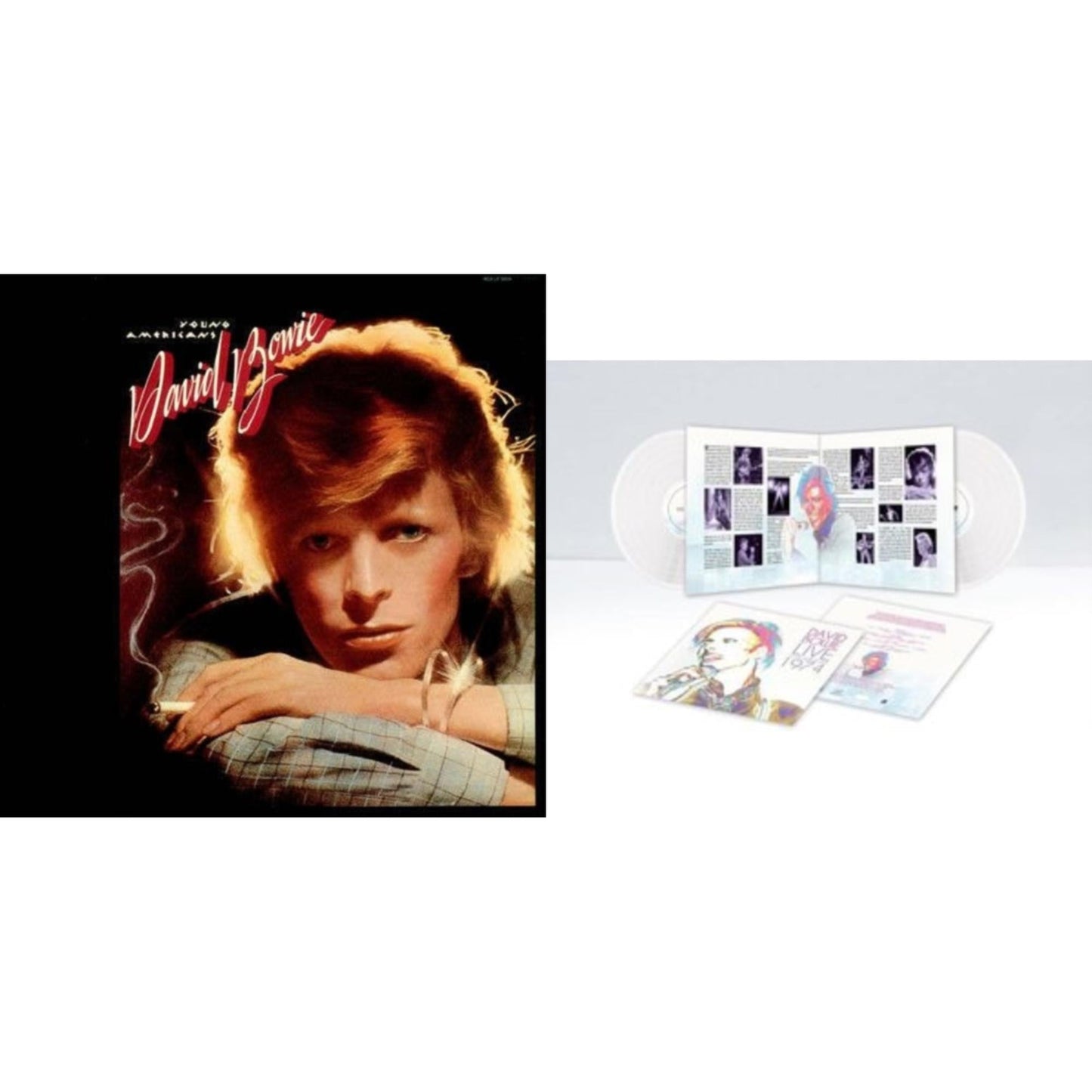 Young Americans (2016 Remastered Version) & Live Los Angeles 1974 (White LP Vinyl/Limited)