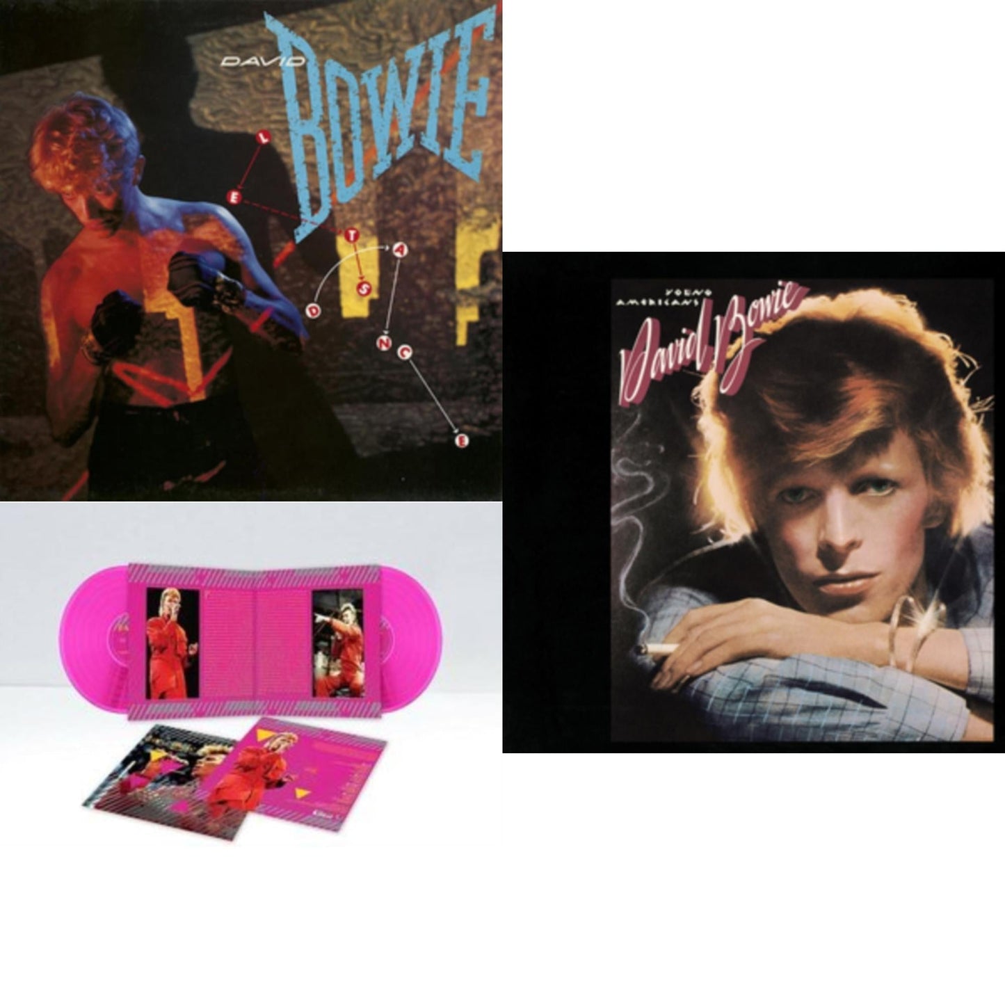 Let's Dance (2018 Remastered Version) & Montreal '87 (Limited/Pink LP Vinyl) & Young Americans (50Th Anniversary/Half Speed Master)