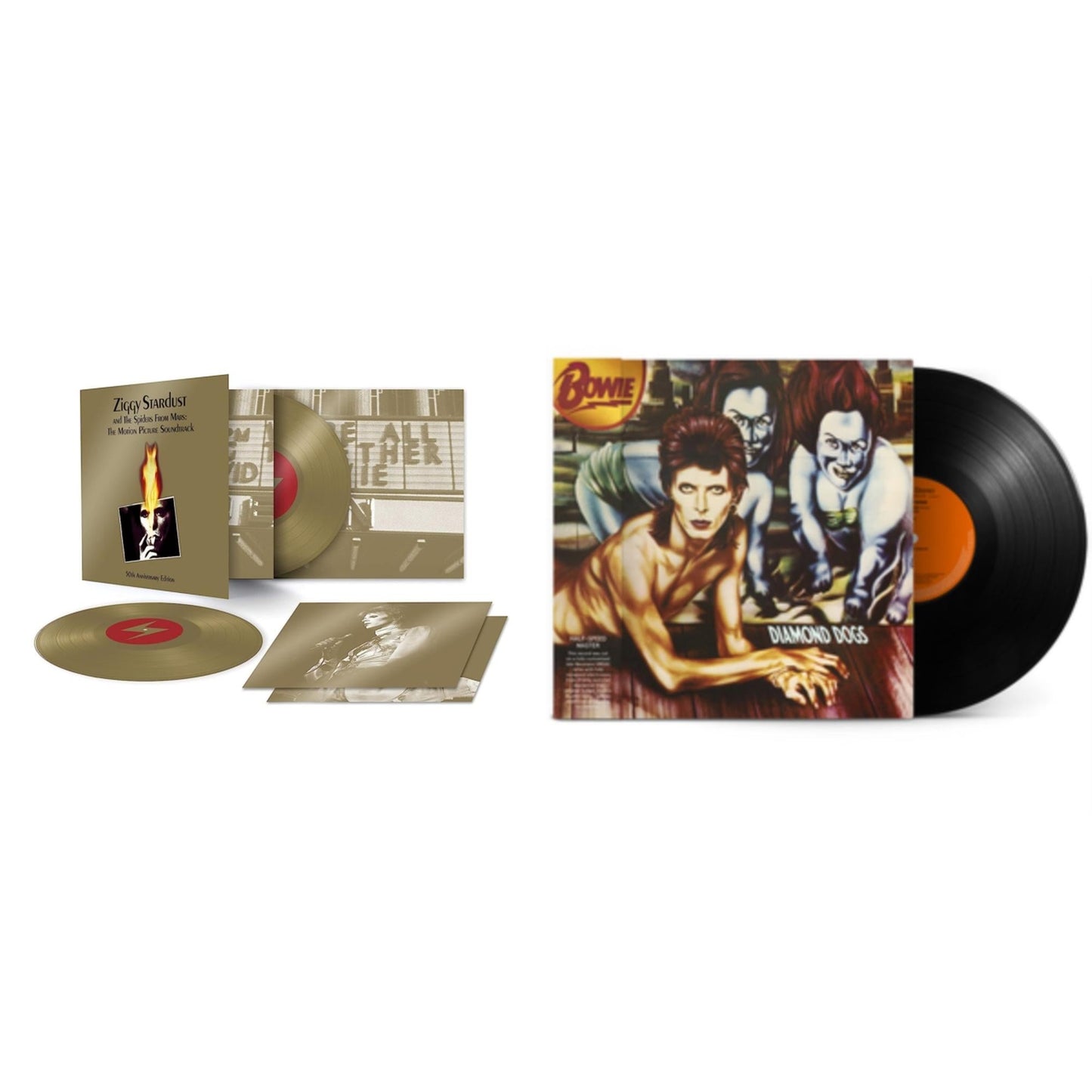 Ziggy Stardust & The Spiders From Mars Ost (50Th Anniversary/2LP) & Diamond Dogs (50Th Anniversary Half Speed Master)