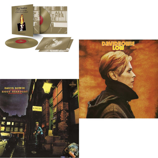 David Bowie - Low (2017 Remaster) & Ziggy Stardust & The Spiders From Mars Ost (50Th Anniversary/2LP) & Rise & Fall Of Ziggy Stardust (2012 Remaster)