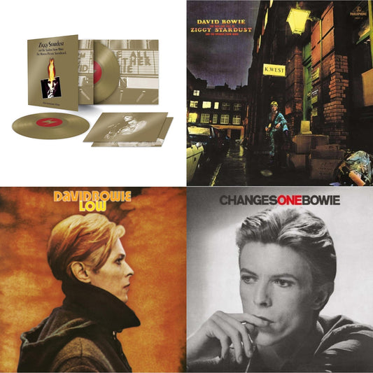 David Bowie - Low (2017 Remaster) & Changesonebowie (180G) & Ziggy Stardust & The Spiders From Mars Ost (50Th Anniversary/2LP) & Rise & Fall Of Ziggy Stardust (2012 Remaster)