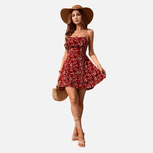 European Sexy Backless : Camisole Vacation Dress