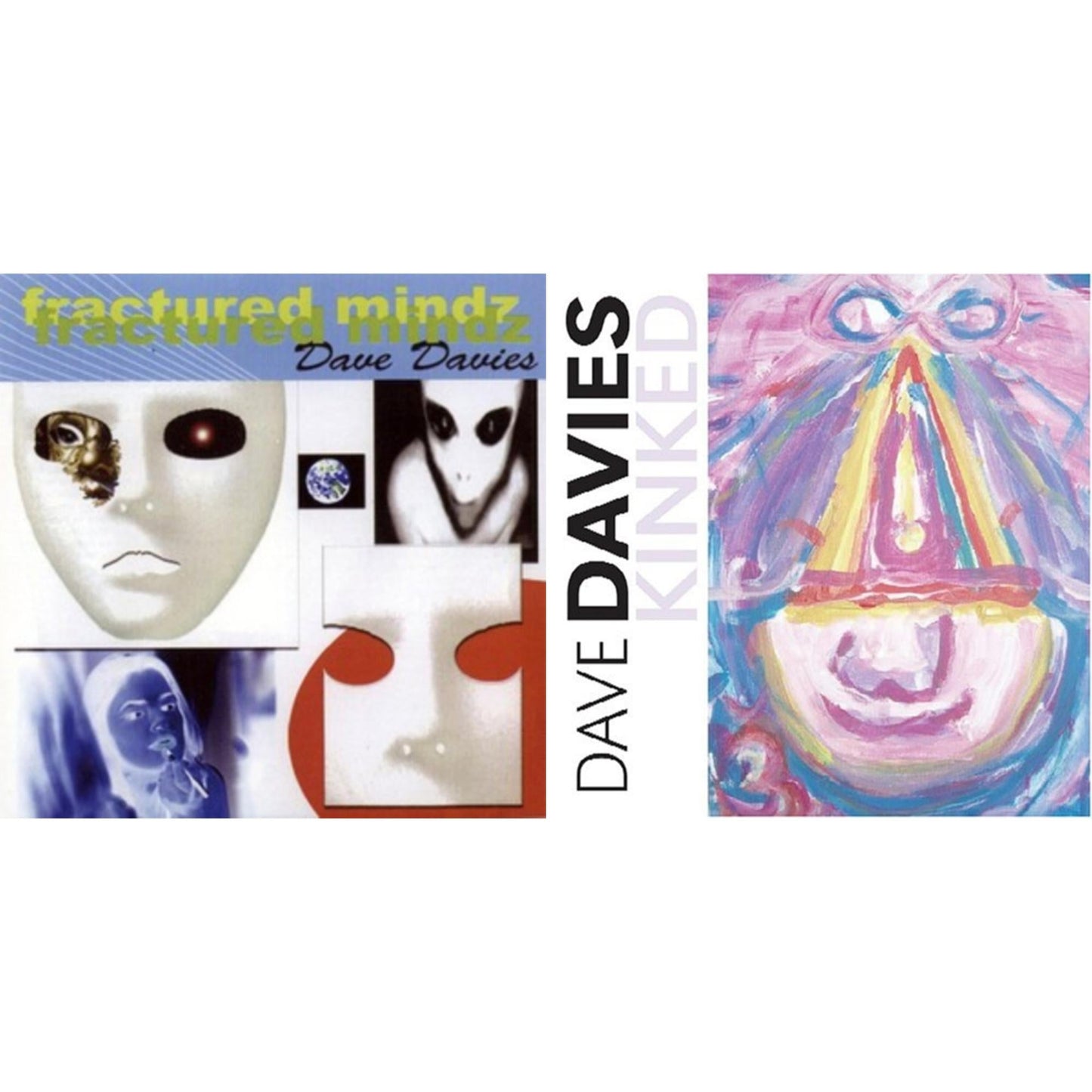 Dave Davies - Fractured Mindz (Green Vinyl/2LP) & Kinked (Color Vinyl/2LP)