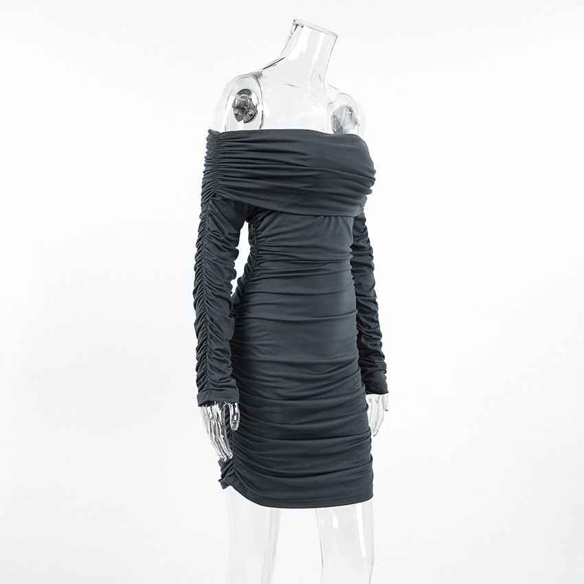 European Versatile One Collar : Slimming Dress