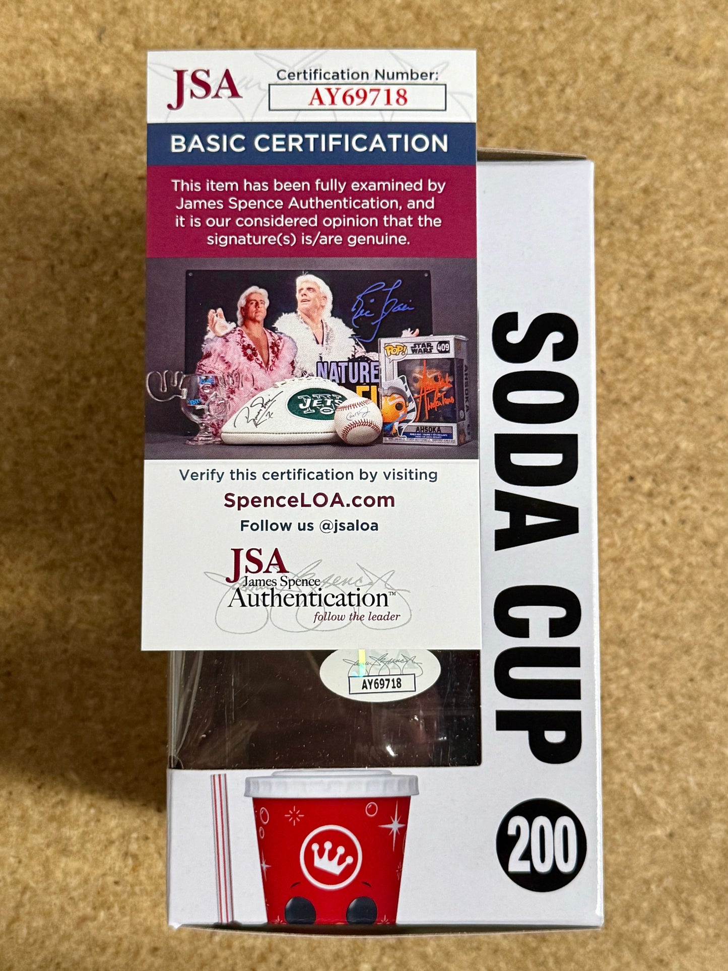 Comedian Tracy Morgan Signed Movie Theater Soda Cup Funko Pop! #200 With JSA COA