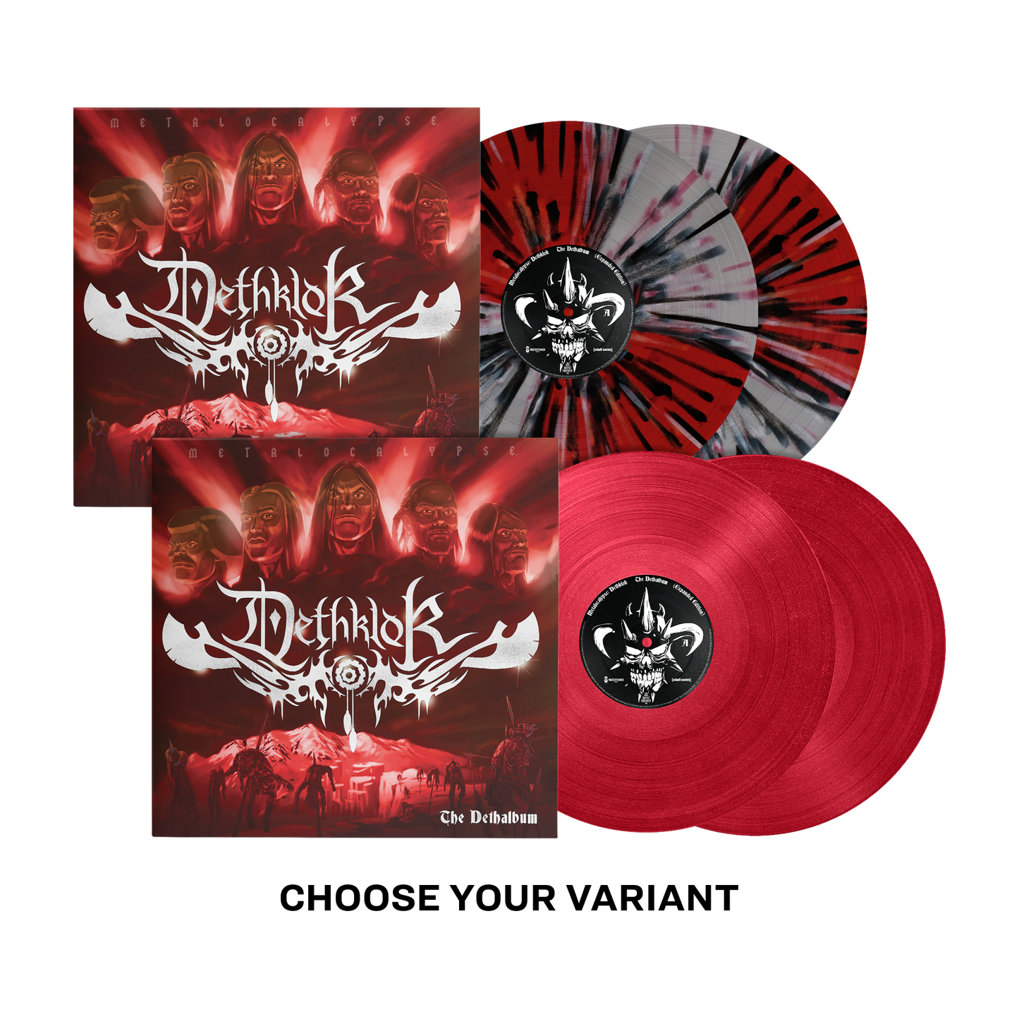 DETHKLOK ‘THE DETHALBUM’ 2LP (Exclusive – Various Color Vinyl)
