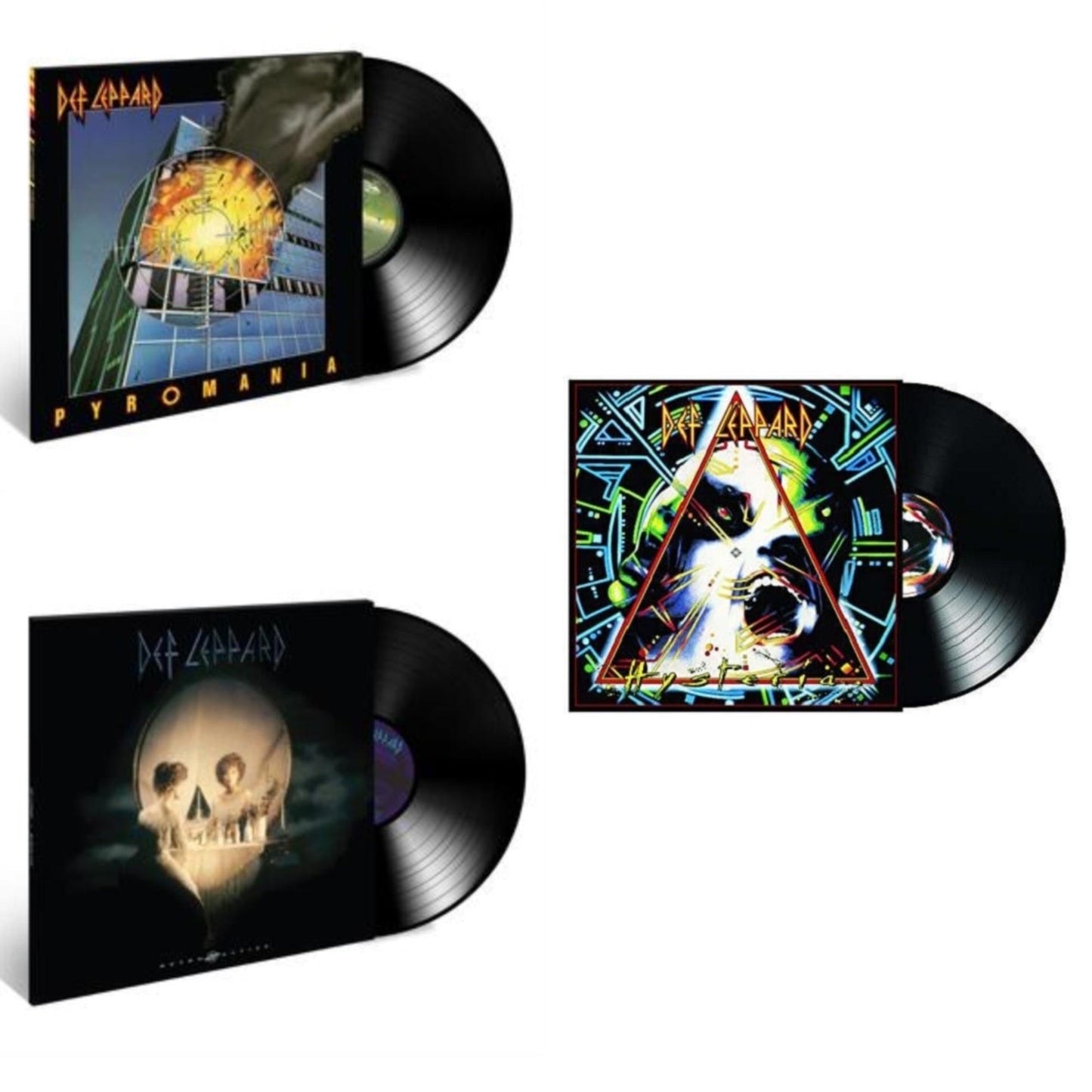 Hysteria (2 LP) & Pyromania & Retro Active (2LP)