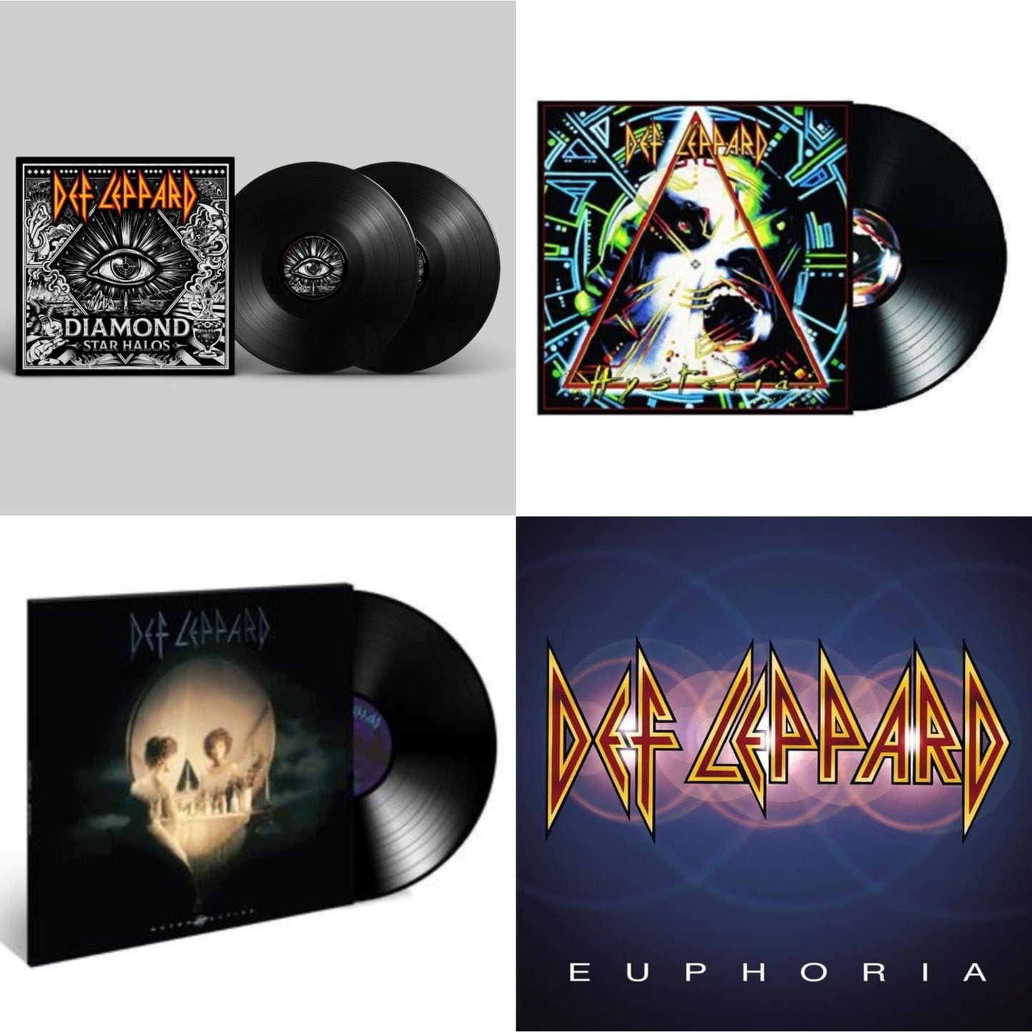 Diamond Star Halos (2LP) & Hysteria (2 LP) & Retro Active (2LP) & Euphoria (2LP)