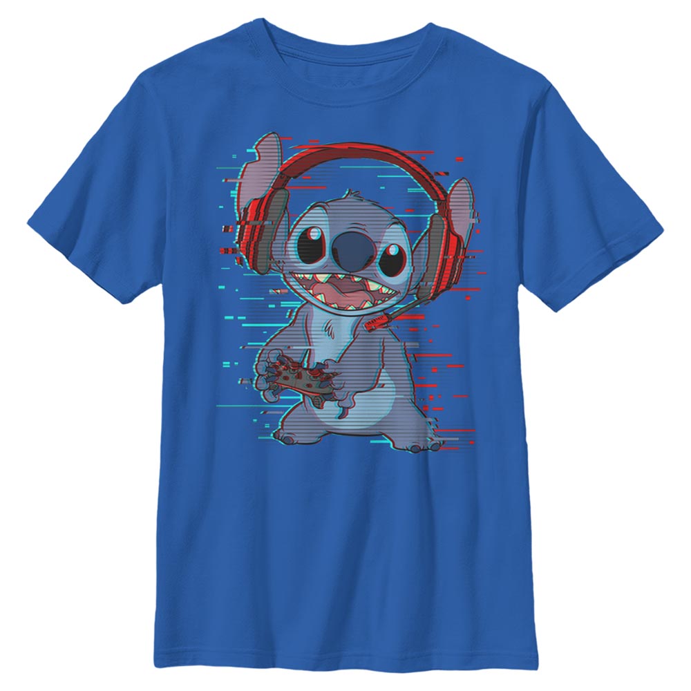 Disney Stitch Games Boys Kids T Shirt