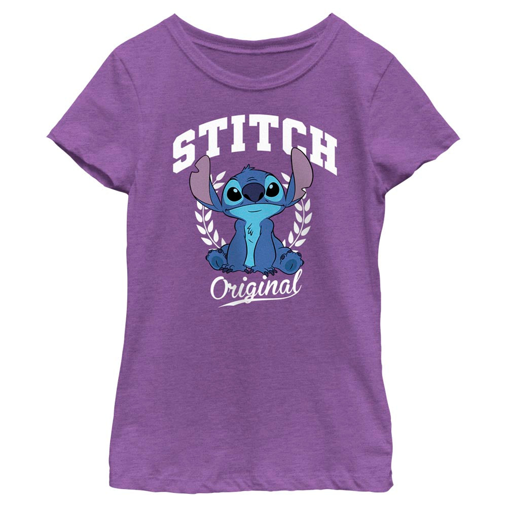 Disney Stitch Original Girls Kids  T Shirt