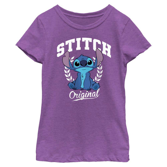 Disney Stitch Original Girls Kids  T Shirt