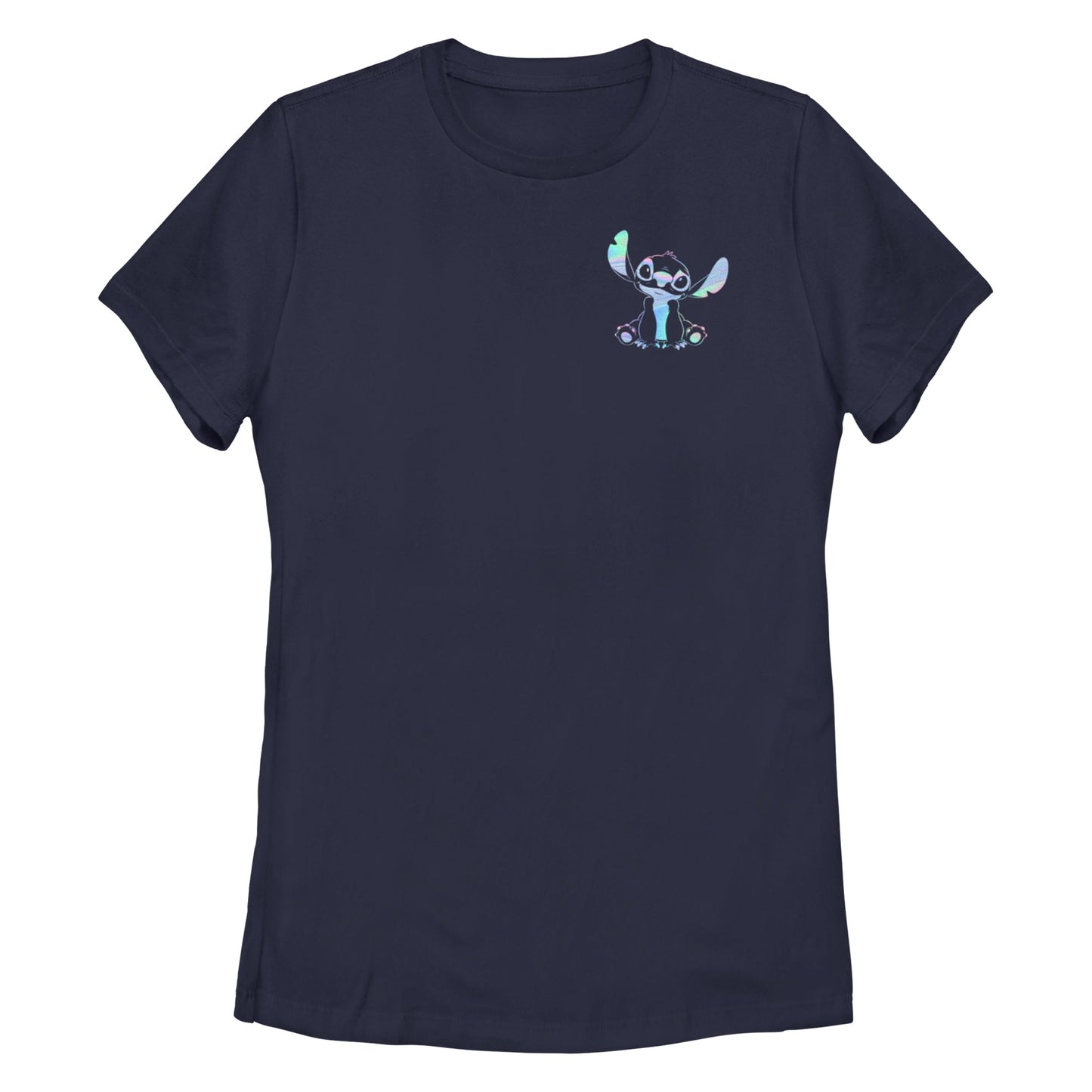 Disney Holographic Stitch Womens T Shirt
