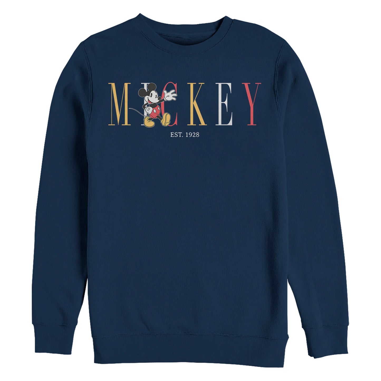 Disney Mouse Fashion Mens Crewneck Sweatshirt