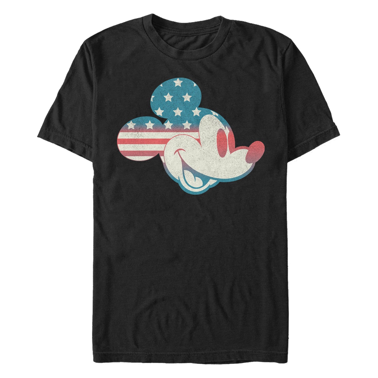 Disney Mickey Americana Flag Fill Mens T Shirt
