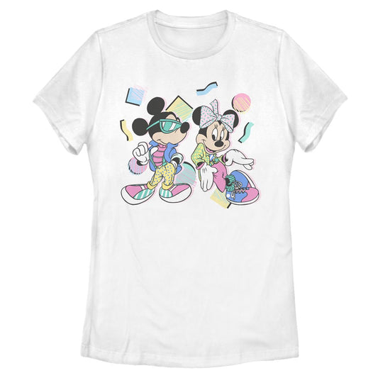 Disney 80s Minnie Mickey Womens T Shirt