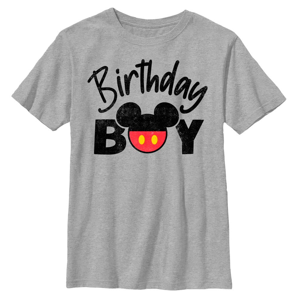 Disney Birthday Mouse Ears Boys Kids T Shirt