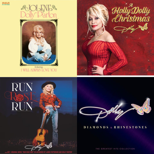 Dolly Parton - Holly Dolly Christmas (Ultimate Deluxe Edition) & Jolene (140G/Dl Insert) & Run Rose Run & Diamonds & Rhinestones: The Greatest Hits Collection (2LP)