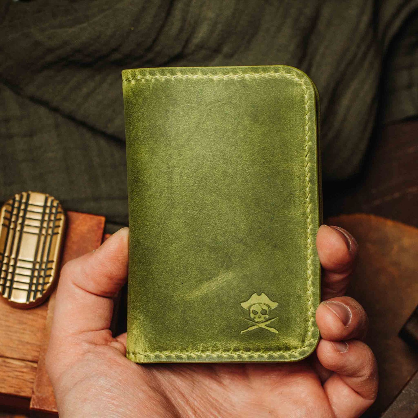 Slim Bifold Wallet - Buccaneer | Minimalist Card Holder | Handcrafted EDC